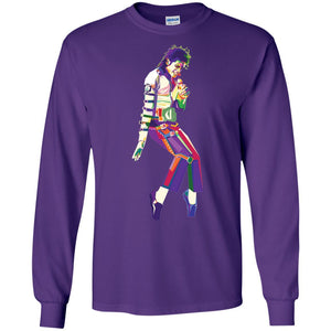 The King - Michael Jackson Mosaic | Long Sleeve Tee-Apparel-Swagtastic Gear