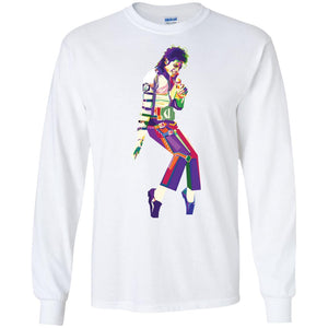 The King - Michael Jackson Mosaic | Long Sleeve Tee-Apparel-Swagtastic Gear