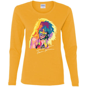 Tina Turner Mosaic | Long Sleeve Tee-Apparel-Swagtastic Gear