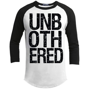 UNBOTHERED | 3/4 Sleeve Raglan Tee-Apparel-Swagtastic Gear