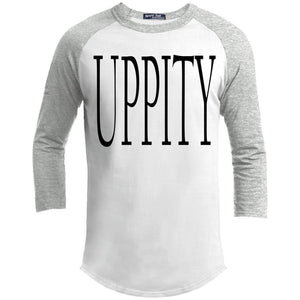 UPPITY | ?? Sleeve Raglan Tee-T-Shirts-Swagtastic Gear