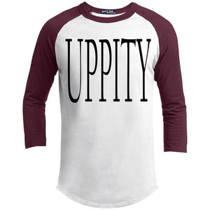 UPPITY | ?? Sleeve Raglan Tee-T-Shirts-Swagtastic Gear